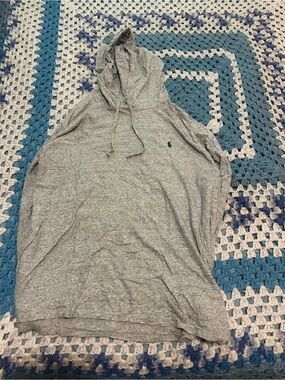 Polo by Ralph Lauren Heather Gray Crewneck Hoodie